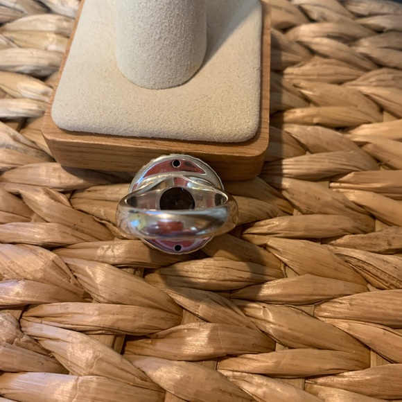 Sterling Silver Blue Topaz Ring - Picture 3 of 4